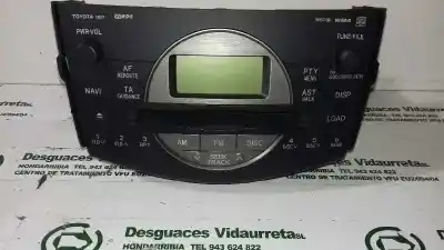 Second-hand car spare part audio system / radio cd for toyota rav 4 (a3) 2.2 turbodiesel cat oem iam references 8612042220