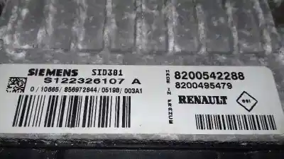 Second-hand car spare part ecu engine control for renault modus 1.5 dci diesel oem iam references 8200542288 8200495479 s122326107a