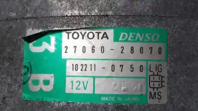 Tweedehands auto-onderdeel alternator voor toyota previa (r30) 2.4 16v cat oem iam-referenties 2706028070 28-4652 