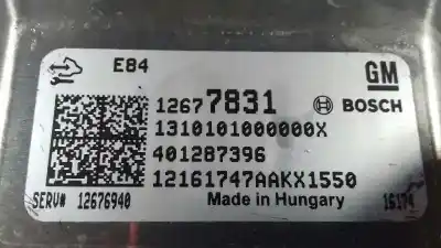 Second-hand car spare part ecu engine control for opel karl selective oem iam references 12677831  