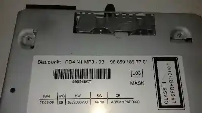 Автозапчастина б/у аудіо система / радіо cd для citroen c3 picasso 1.6 16v hdi посилання на oem iam 96659189xt  rd4n1