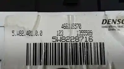 Pièce détachée automobile d'occasion commande de chauffage / climatisation pour opel corsa e color edition références oem iam 1355589 466119570 5w8228716