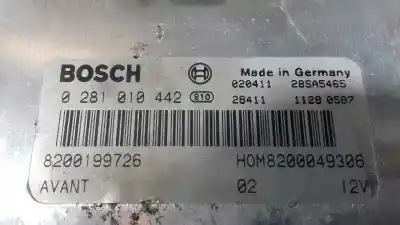 Автозапчасти б/у блок управления двигателем за renault scenic (ja..) 1.9 dti diesel cat ссылки oem iam 8200199726 8200049306 0281010442