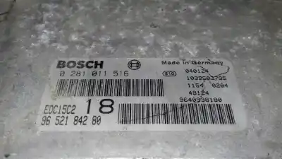 Автозапчастина б/у ебу контролер двигуна для peugeot 607 (s1) pack посилання на oem iam 9640938180 9652184280 0281011516