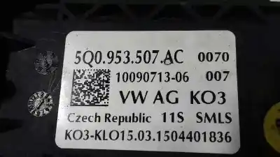 Second-hand car spare part headlights switch for seat leon (5f1) fr oem iam references 5q0953507ac  1009071306