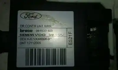 Second-hand car spare part rear right window motor for ford focus c-max (cap) 1.8 tdci turbodiesel cat oem iam references 981537103  5wk11575j