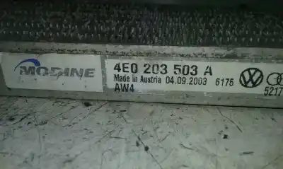 Автозапчасти б/у водяной радиатор за audi a8 d3 (4e2, 4e8) 4.0 tdi quattro ссылки oem iam 4e0203503a  