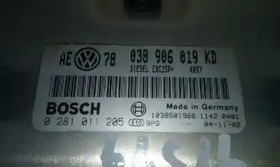 Автозапчасти б/у блок управления двигателем за volkswagen passat variant (3b6) advance ссылки oem iam 038906019kd  0281011205