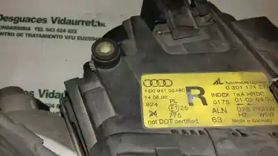 Автозапчасти б/у правая фара за audi a8 (d2) 3.7 v8 40v ссылки oem iam 4d0941004bc  