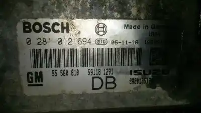 Tweedehands auto-onderdeel ecu motorcontroller voor opel astra h caravan cosmo oem iam-referenties 55560810  0281012694