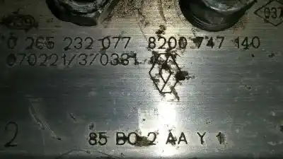 Peça sobressalente para automóvel em segunda mão abs por renault clio iii exception referências oem iam 0265232077  8200747140
