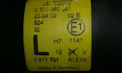 Second-hand car spare part left fog light for mini mini (r50,r53) 1.6 16v cat 116 cv / 85 kw oem iam references   