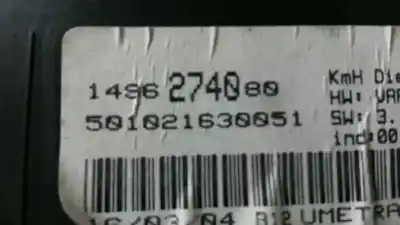 Peça sobressalente para automóvel em segunda mão quadrante por peugeot 807 sr pack referências oem iam 1496274080  501021630051