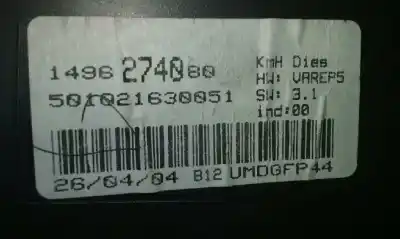 Peça sobressalente para automóvel em segunda mão quadrante por peugeot 807 sr pack referências oem iam 1496274080  501021630051