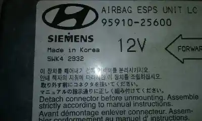 Автозапчасти б/у блок управления подушками безопасности за hyundai accent ii (lc) 1.5 crdi ссылки oem iam 9591025600  5wk42932