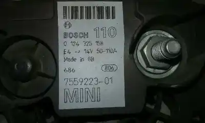 Second-hand car spare part alternator for mini cabrio (r52) cooper oem iam references 7559223 28-5522 0124325158