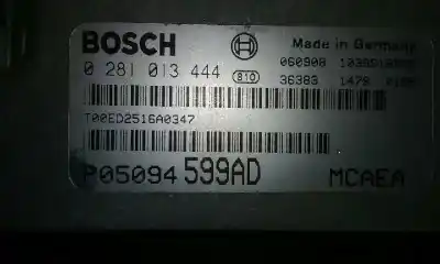 Автозапчасти б/у блок управления двигателем за jeep compass limited ссылки oem iam p050944599ad  0281013444