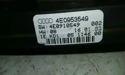 Автозапчасти б/у электронный модуль за audi a8 (4e2) 3.7 quattro ссылки oem iam 4e0953549  