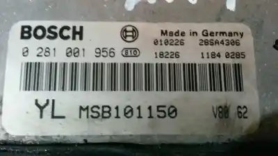 Автозапчасти б/у блок управления двигателем за mg serie 25 (rf) 2.0 idt cat ссылки oem iam 0281001956  