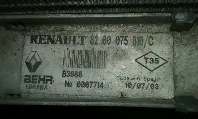 Автозапчастина б/у інтеркулер для renault espace iv (jk0) (2002->) 2.2 dci (jk07) посилання на oem iam 8200075818  