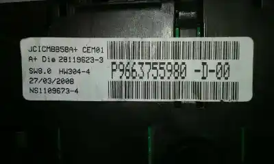 Peça sobressalente para automóvel em segunda mão quadrante por citroen c4 picasso exclusive plus referências oem iam 9663755980  ns11096734