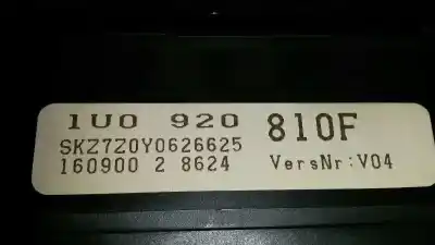 Автозапчастина б/у панель інструментів для skoda octavia i combi (1u5) 1.9 tdi посилання на oem iam 1u0920810f  