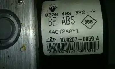 Peça sobressalente para automóvel em segunda mão abs por renault twingo 1.5 dci diesel referências oem iam 8200403322 10097014093 10020700594