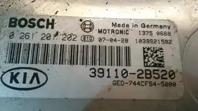 Second-hand car spare part ecu engine control for kia cee´d concept oem iam references 391102b520  