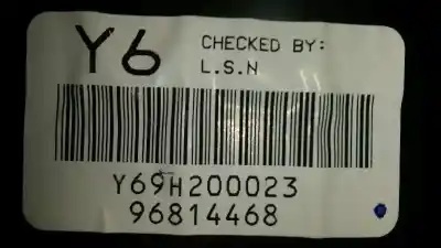 Peça sobressalente para automóvel em segunda mão quadrante por chevrolet aveo 1.2 cat referências oem iam 96814468  y69h200023