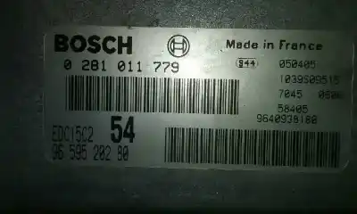 Second-hand car spare part ecu engine control for citroen c8 2.2 hdi 16v premier ii oem iam references 9659520280 edc15c2 0281011779