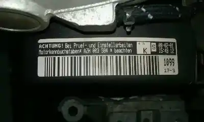 Piesă de schimb auto la mâna a doua motor complet pentru volkswagen golf iv berlina (1j1) 2.0 referințe oem iam azh  