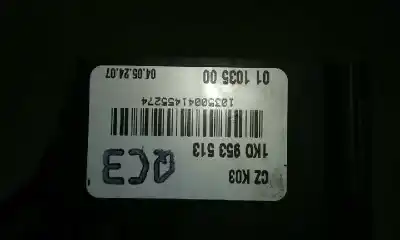 Pièce détachée automobile d'occasion commande de clignotants pour volkswagen caddy ka/kb (2k) 1.9 tdi références oem iam 1k0953513  