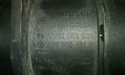 Автозапчастина б/у витратомір повітря для volkswagen caddy ka/kb (2k) 1.9 tdi посилання на oem iam 038906461b  0281002531