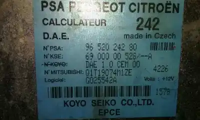Peça sobressalente para automóvel em segunda mão módulo eletrônico por citroen c2 audace referências oem iam 9652024280  