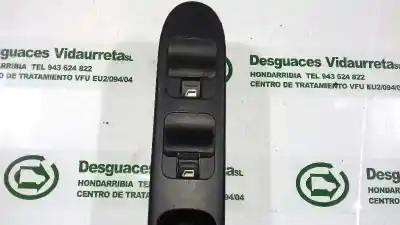 Second-hand car spare part left front power window switch for peugeot 307 (s1) xr clim plus oem iam references 6554e4  