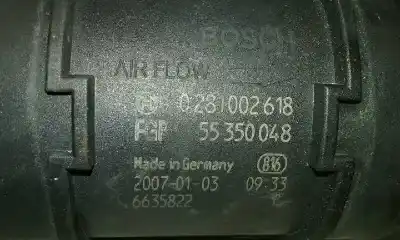 Автозапчастина б/у витратомір повітря для opel astra h caravan cosmo посилання на oem iam 55350048  0281002618