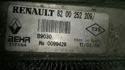 Автозапчасти б/у интеркулер за renault clio ii fase ii (b/cb0) 1.5 dci diesel ссылки oem iam 8200252209  