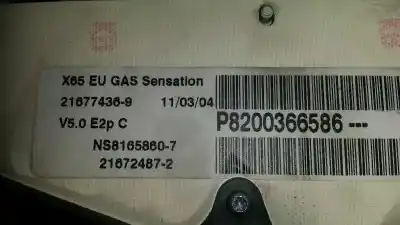 Автозапчасти б/у приборная доска за renault clio ii fase ii (b/cb0) 1.5 dci diesel ссылки oem iam 8200366586 ns8165860 216724872
