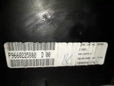 Peça sobressalente para automóvel em segunda mão quadrante por citroen c3 pluriel 1.4 referências oem iam 9660225880d  