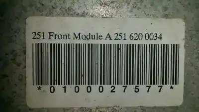 İkinci el araba yedek parçası ön tampon güçlendirmesi için mercedes-benz clase r (w251) 320 cdi (251.022) oem iam referansları   