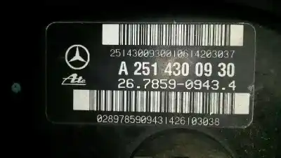 İkinci el araba yedek parçası fren servisi için mercedes-benz clase r (w251) 320 cdi (251.022) oem iam referansları a2514300030  26785909434