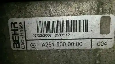 İkinci el araba yedek parçası intercooler için mercedes-benz clase r (w251) 320 cdi (251.022) oem iam referansları a2515000000  