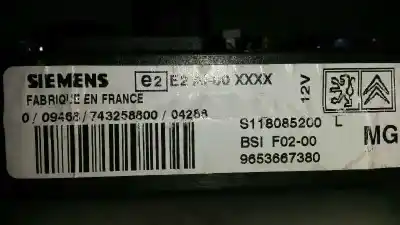 Автозапчасти б/у блок реле/предохранителей за citroen c2 (jm_) 1.4 ссылки oem iam 9653667380 f02-00 s118085200