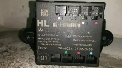 Peça sobressalente para automóvel em segunda mão módulo electrónico do fecho central por mercedes-benz clase c (w204) familiar c 200 t cdi blueefficiency (204.201) referências oem iam a2129003906