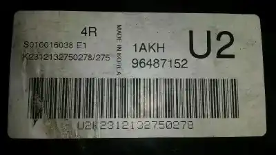 Автозапчастина б/у ебу контролер двигуна для daewoo rezzo 1.8 посилання на oem iam 96487152  s010016038