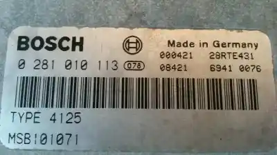 Gebrauchtes Autoersatzteil ecu-motorsteuergerät uce motorsteuergerät zum land rover freelander (ln) 2.0 di familiar (72kw) oem-iam-referenzen 0281010113  