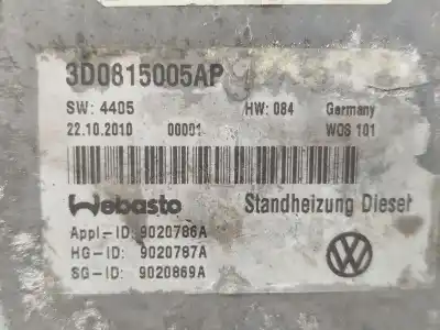 Автозапчасти б/у отопительный двигатель за vw phaeton (3d1, 3d2, 3d3, 3d4, 3d6, 3d7, 3d8, 3d9) 3.0 v6 tdi 4motion ссылки oem iam  9020786a 9020787a 3do815005ap