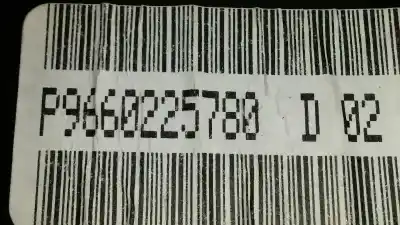 Peça sobressalente para automóvel em segunda mão quadrante por citroen c2 * referências oem iam p9960225780d  