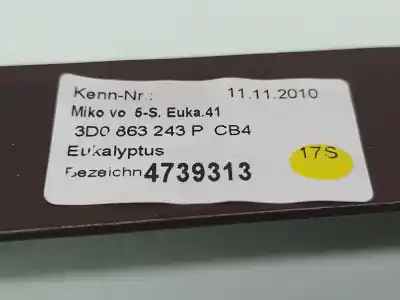 Piesă de schimb auto la mâna a doua ornament plastic fatã pentru vw phaeton (3d1, 3d2, 3d3, 3d4, 3d6, 3d7, 3d8, 3d9) 3.0 v6 tdi 4motion referințe oem iam   3d0863243p