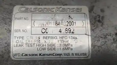 Автозапчастина б/у компресор кондиционера для isuzu d-max i (tfr, tfs) 3.0 ditd 4x4 (tfs85_) посилання на oem iam  c07f140692 8980839230